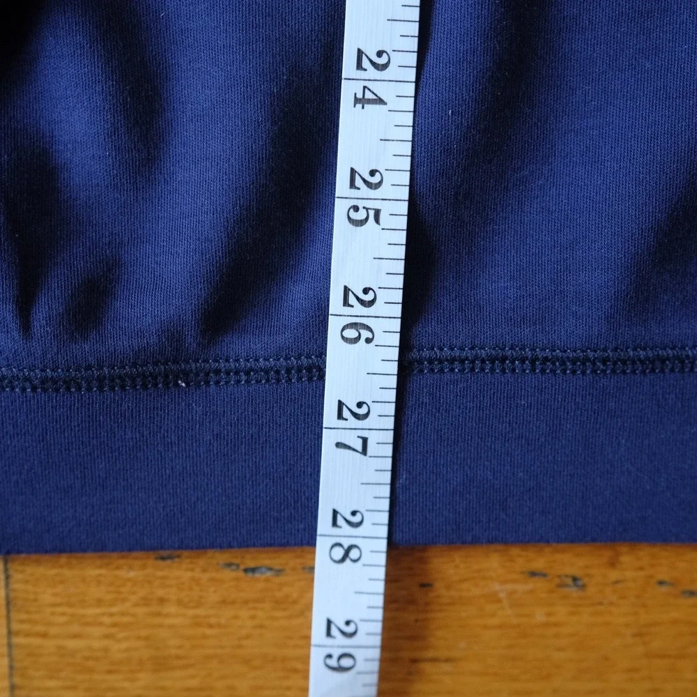 Tommy Bahama‎ Cowboys Quarter Zip Pullover Navy Blue PIma Cotton Sweatshirt M